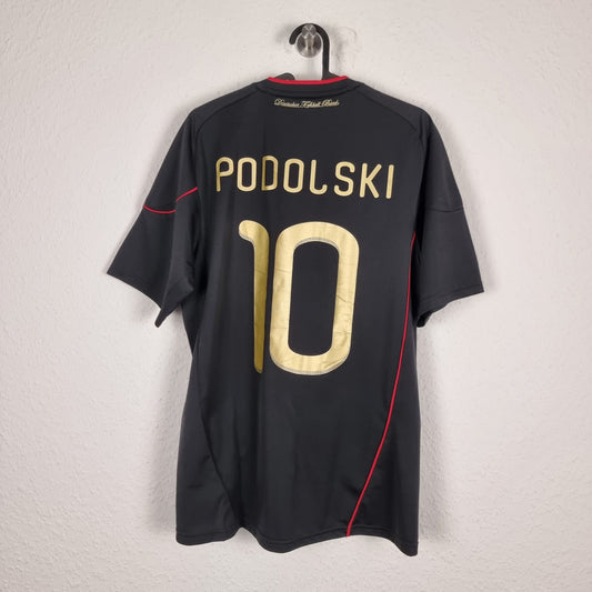 Trikot - Lukas Podolski - Deutschland - 2010 - S - Auswärts