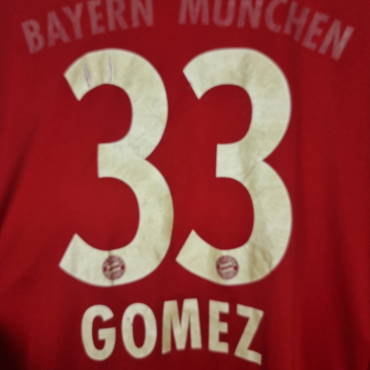Trikot - FC Bayern München - Mario Gómez - 2011/12 - XXL - signiert - Heim
