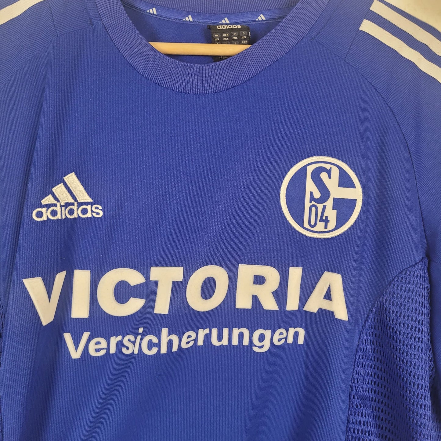 Trikot - FC Schalke 04 - Ebbe Sand - 2002/2003 - XXL - Heim