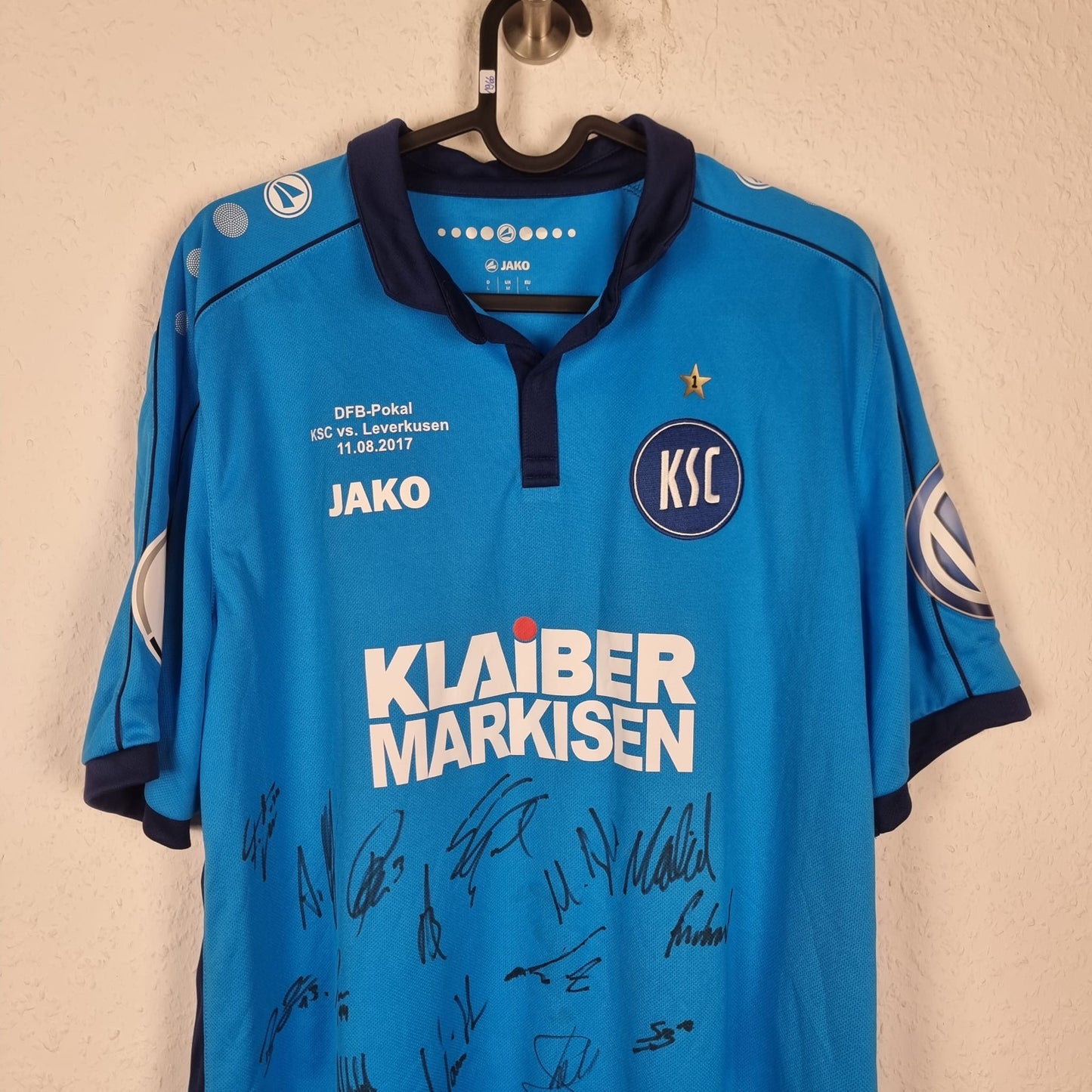 Sondertrikot - Karlsruher SC - 2017/2018 - L - teamsigniert
