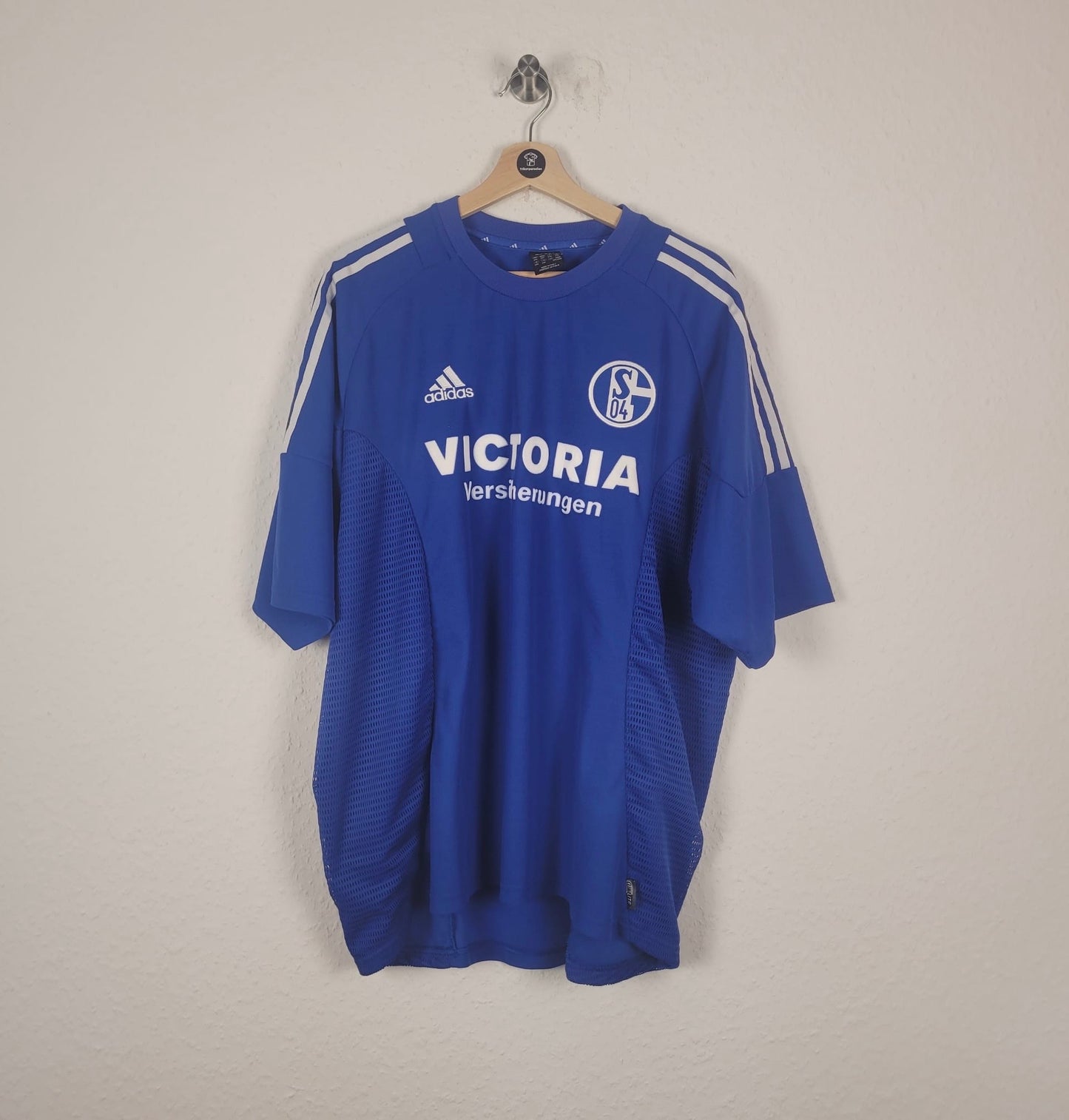 Trikot - FC Schalke 04 - Ebbe Sand - 2002/2003 - XXL - Heim