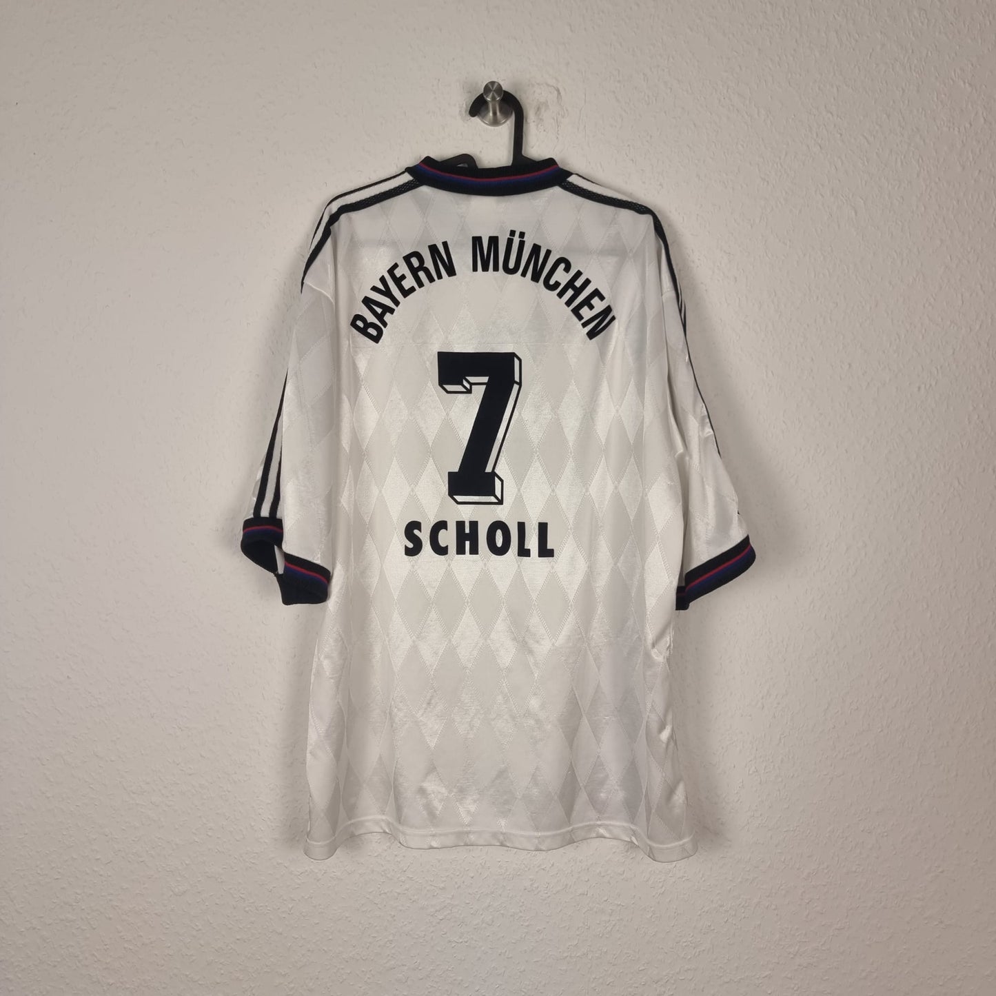 Trikot - FC Bayern München - Mehmet Scholl - 1996/1997 - XL - Auswärts
