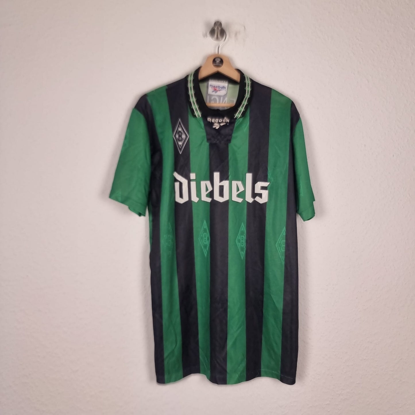 Trikot - Borussia Mönchengladbach - Stefan Effenberg - 1995/1996 - M - Auswärts