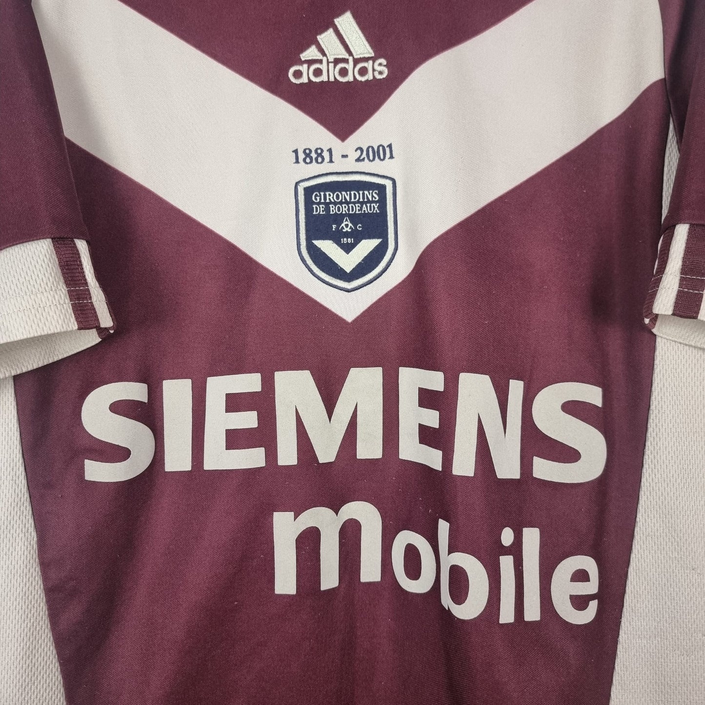 Trikot - Girondins Bordeaux - 2001/2002 - S - drittes