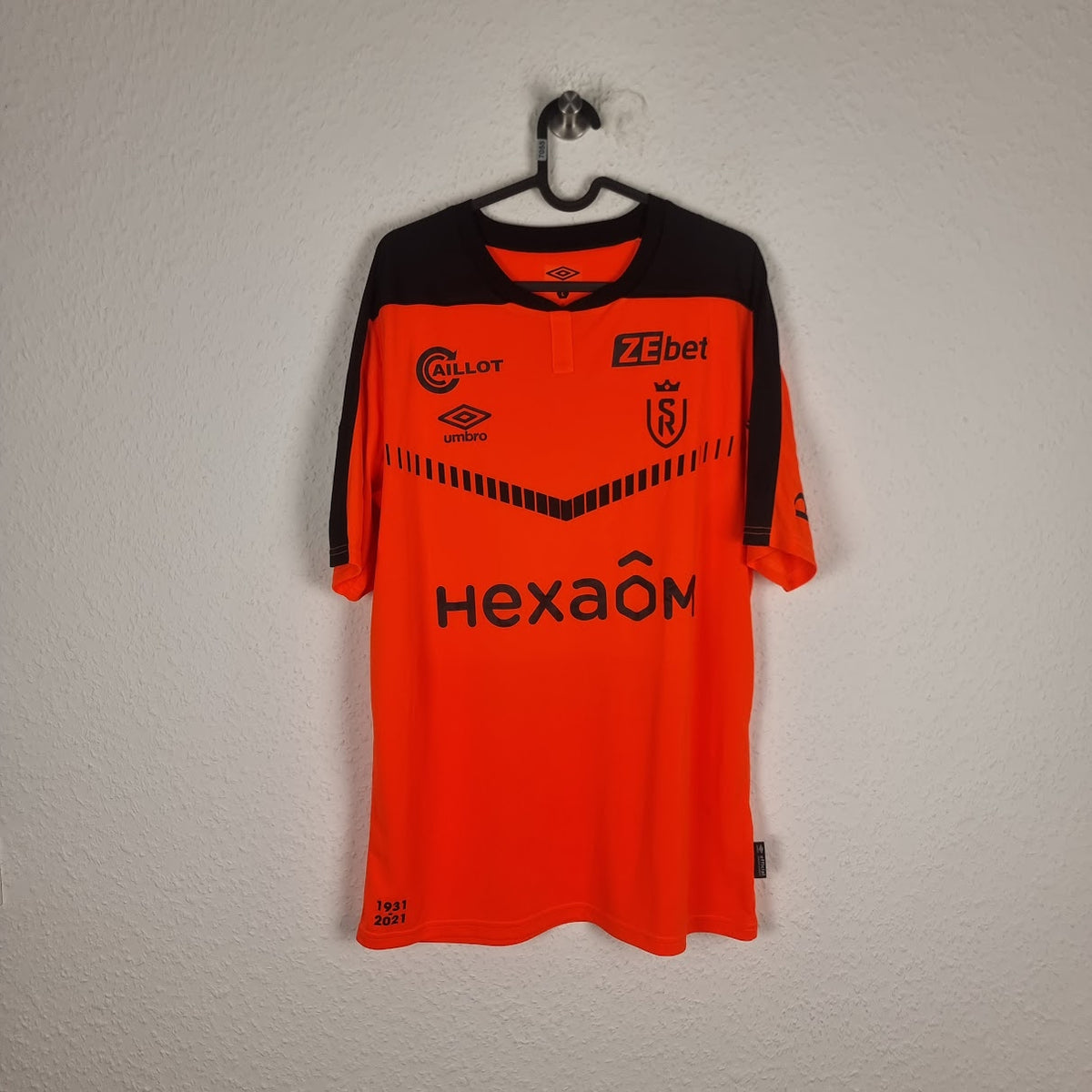 Trikot - Stade Reims - Nathanaël Mbuku - 2020/2021 - L - Drittes