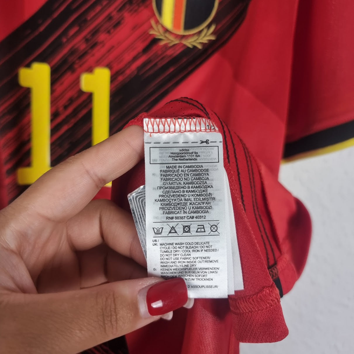 Trikot - Belgien - Yannick Carrasco - 2020/2021 - L - Heim - Neu