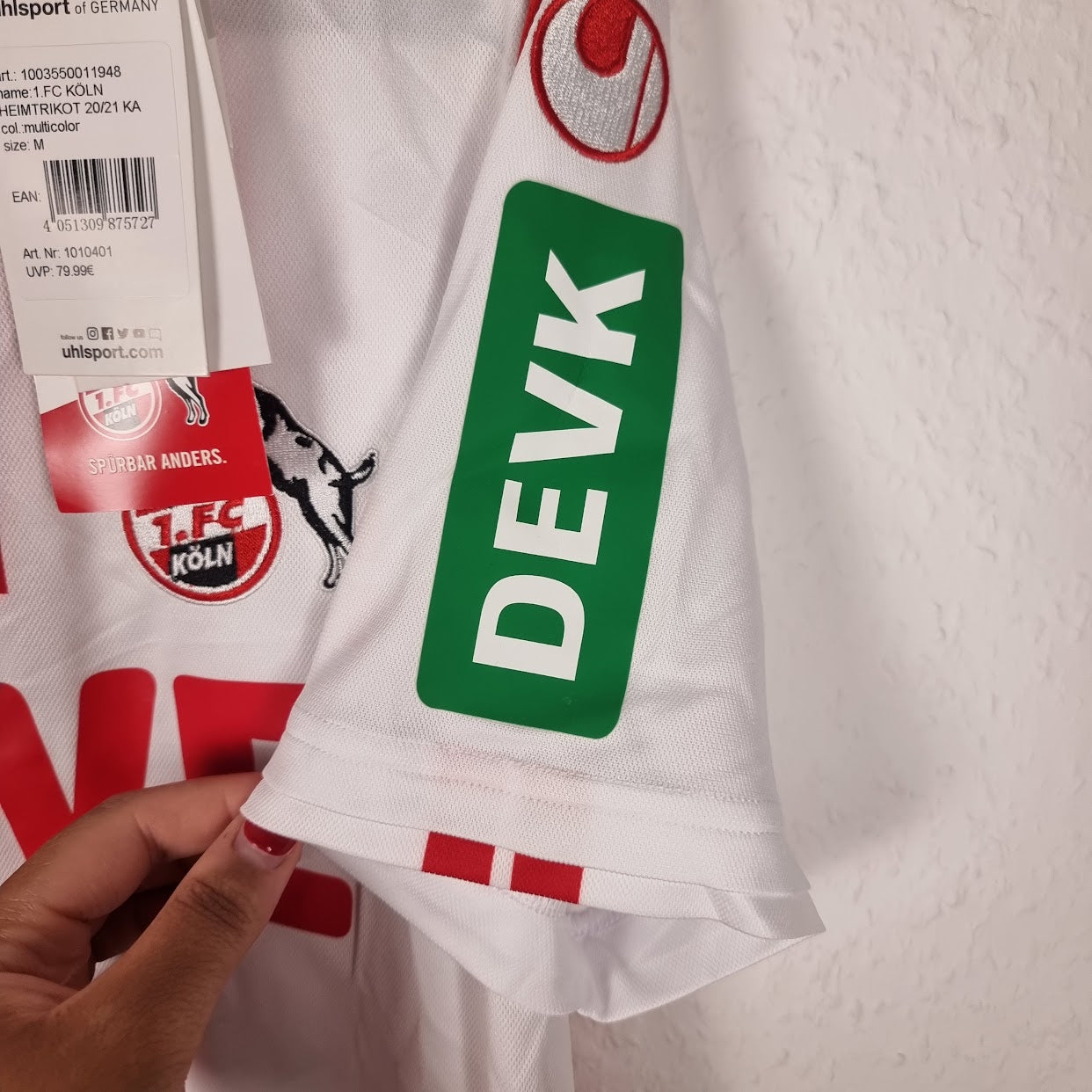 Trikot - 1. FC Köln - Ismail Jakobs - 2020/2021 - M - Heim - Neu