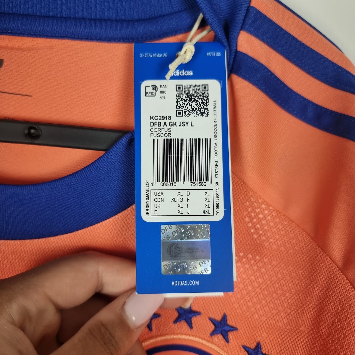 Trikot - Deutschland - 2026 - XL - Torwart - Neu