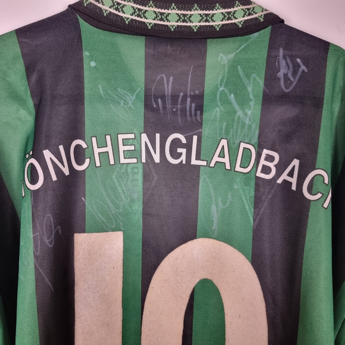 Trikot - Borussia Mönchengladbach - Stefan Effenberg - 1995/1996 - XL - Auswärts