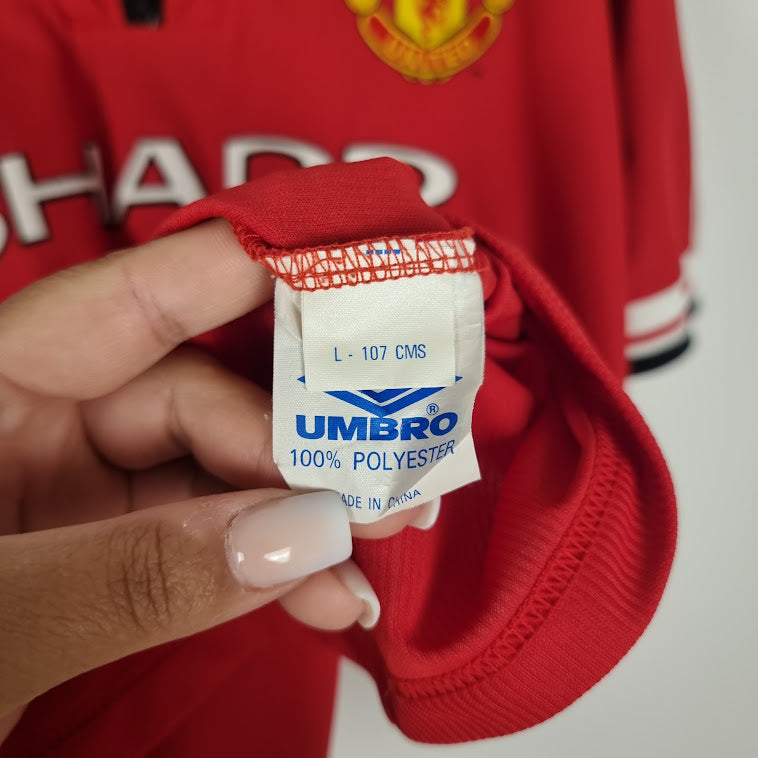 Trikot - Manchester United - Mikaël Silvestre - 1998/1999 - L - Heim