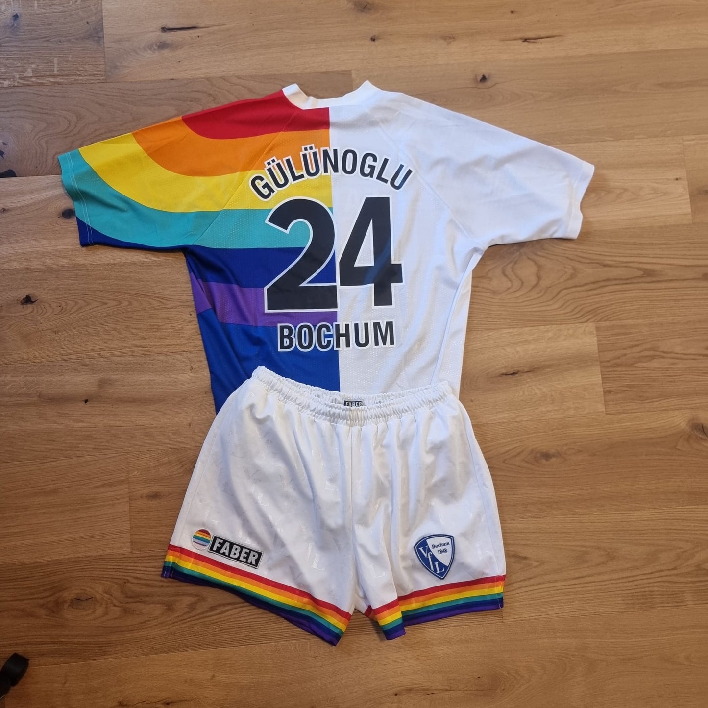 Trikot mit Hose - VfL Bochum - Neşat Gülünoğlu - 1997/1998 - XXL - Auswärts