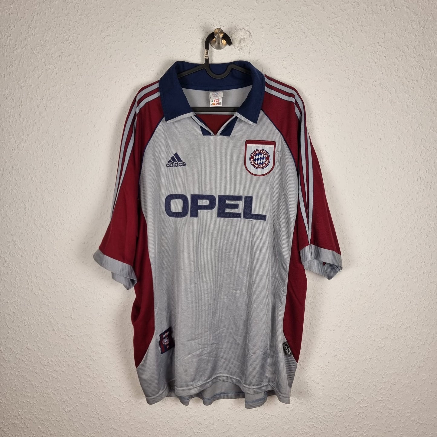 Trikot mit Hose und Stutzen - FC Bayern München - Giovane Élber - 1998/1999 - XXL - drittes