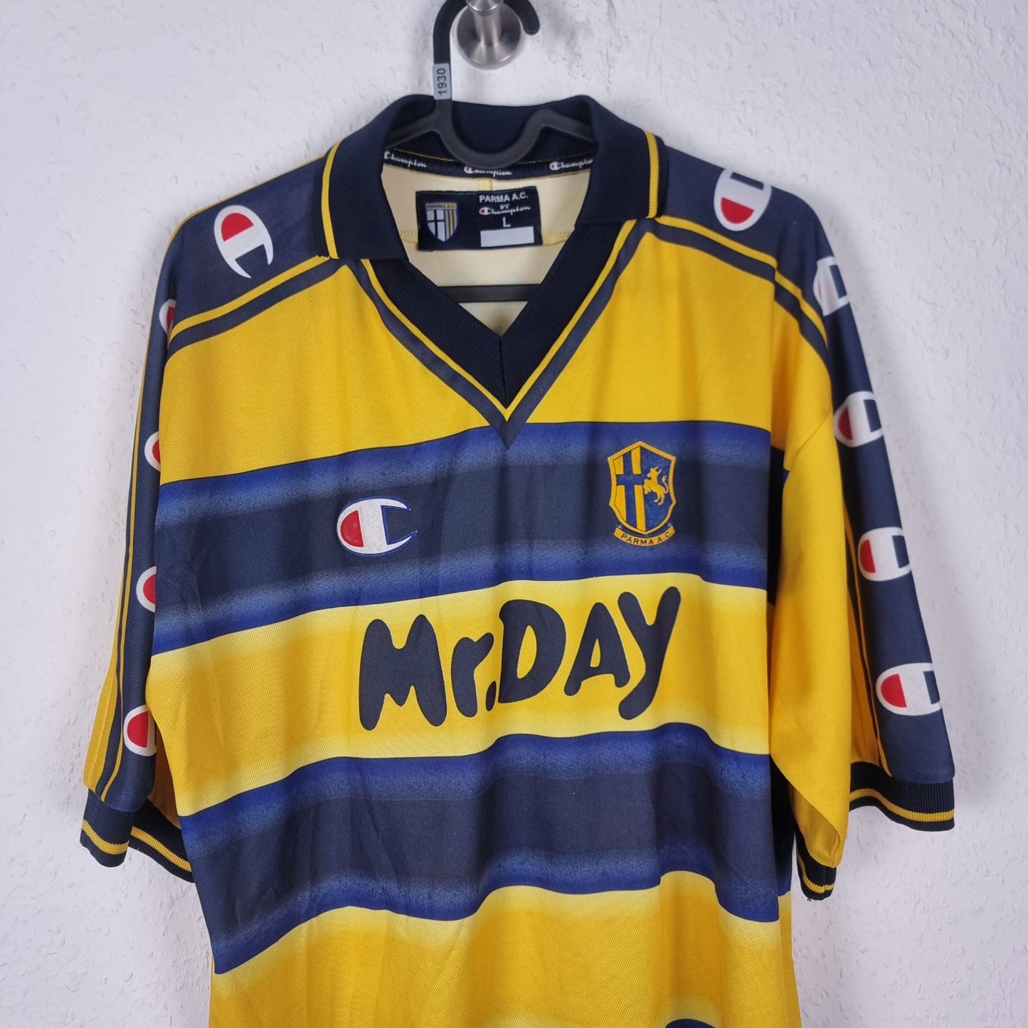 Trikot - Parma Calcio - Johan Micoud - 2000/2001 - L - Heim