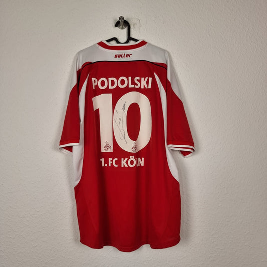Trikot - Lukas Podolski - FC Köln - 2004/2005 - XXL - signiert - Heim