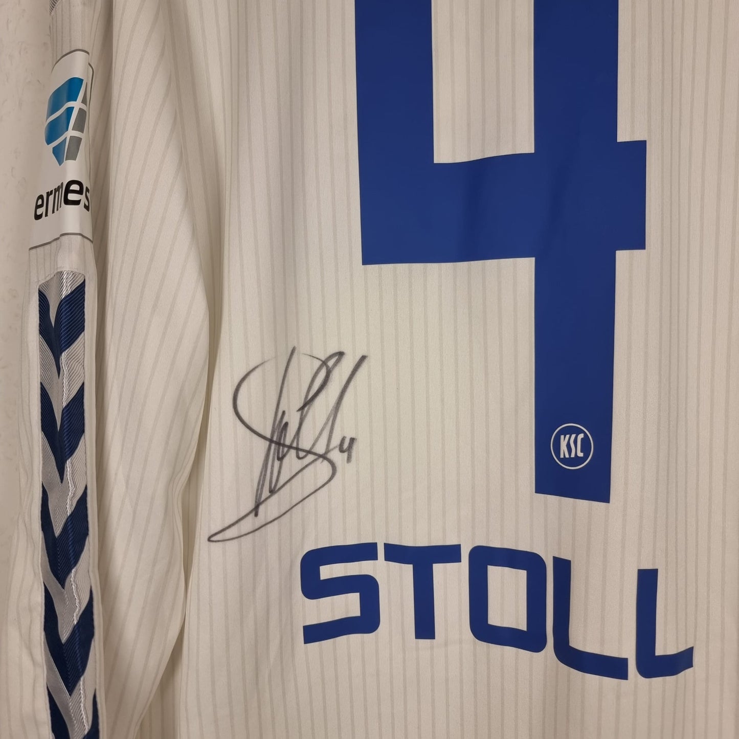 Trikot - Karlsruher SC - Martin Stoll - 2014/2015 - XL - Auswärts