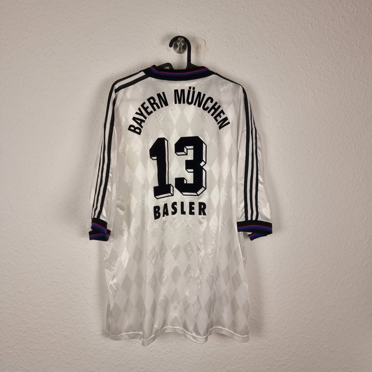 Trikot - FC Bayern München - Mario Basler - 1996/1997 - XXL - Auswärts
