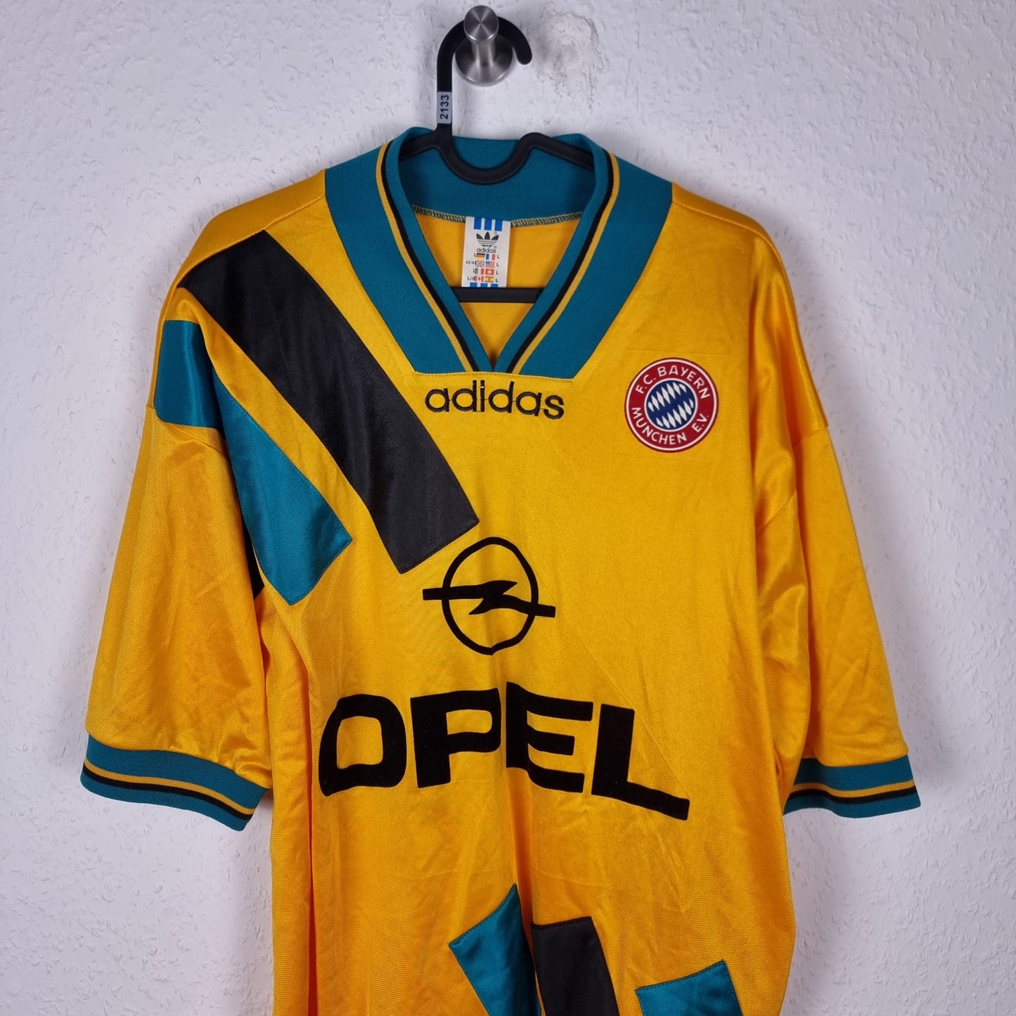 Trikot - FC Bayern München - Thomas Strunz - 1994/1995 - L - Auswärts - Player Issue