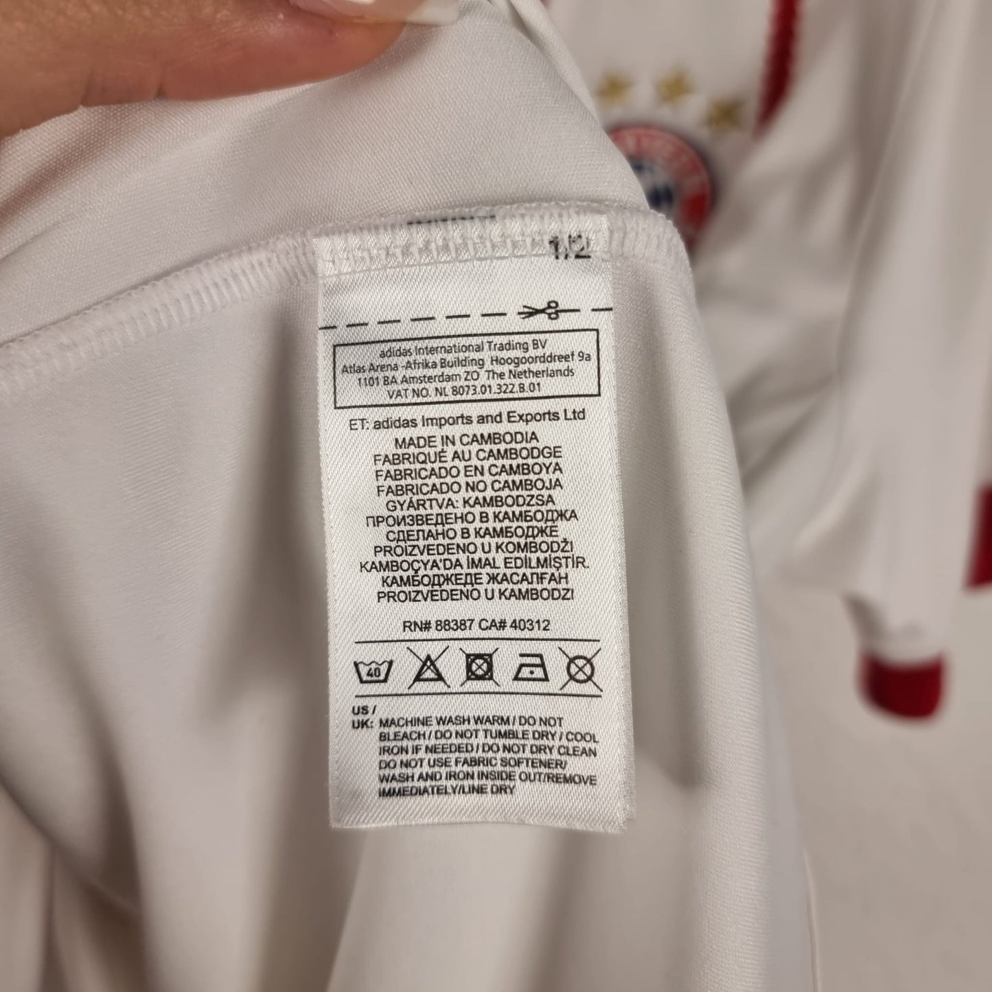 Trikot - Bayern München - Niklas Dorsch - 2017/2018 - M - drittes