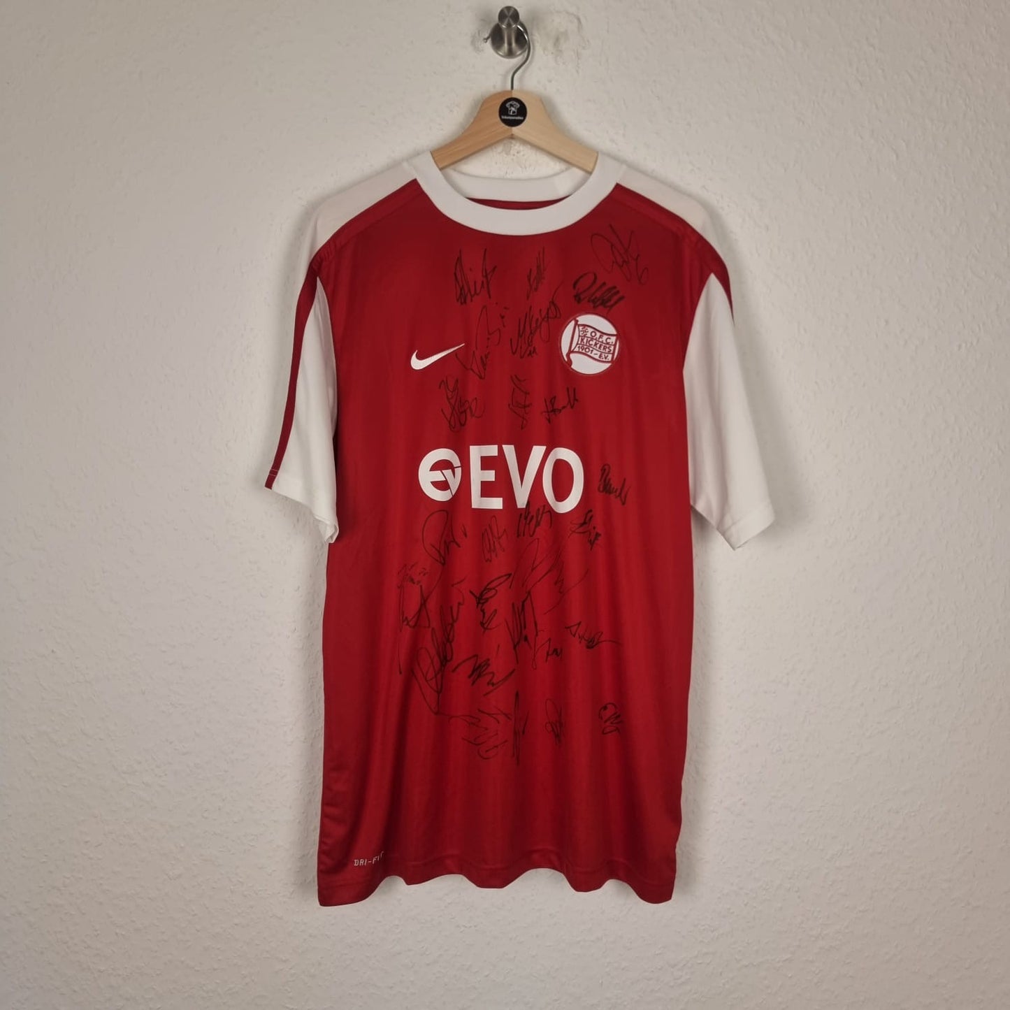 Trikot - Kickers Offenbach - Elton da Costa - 2011/2012 - L - teamsigniert - Heim