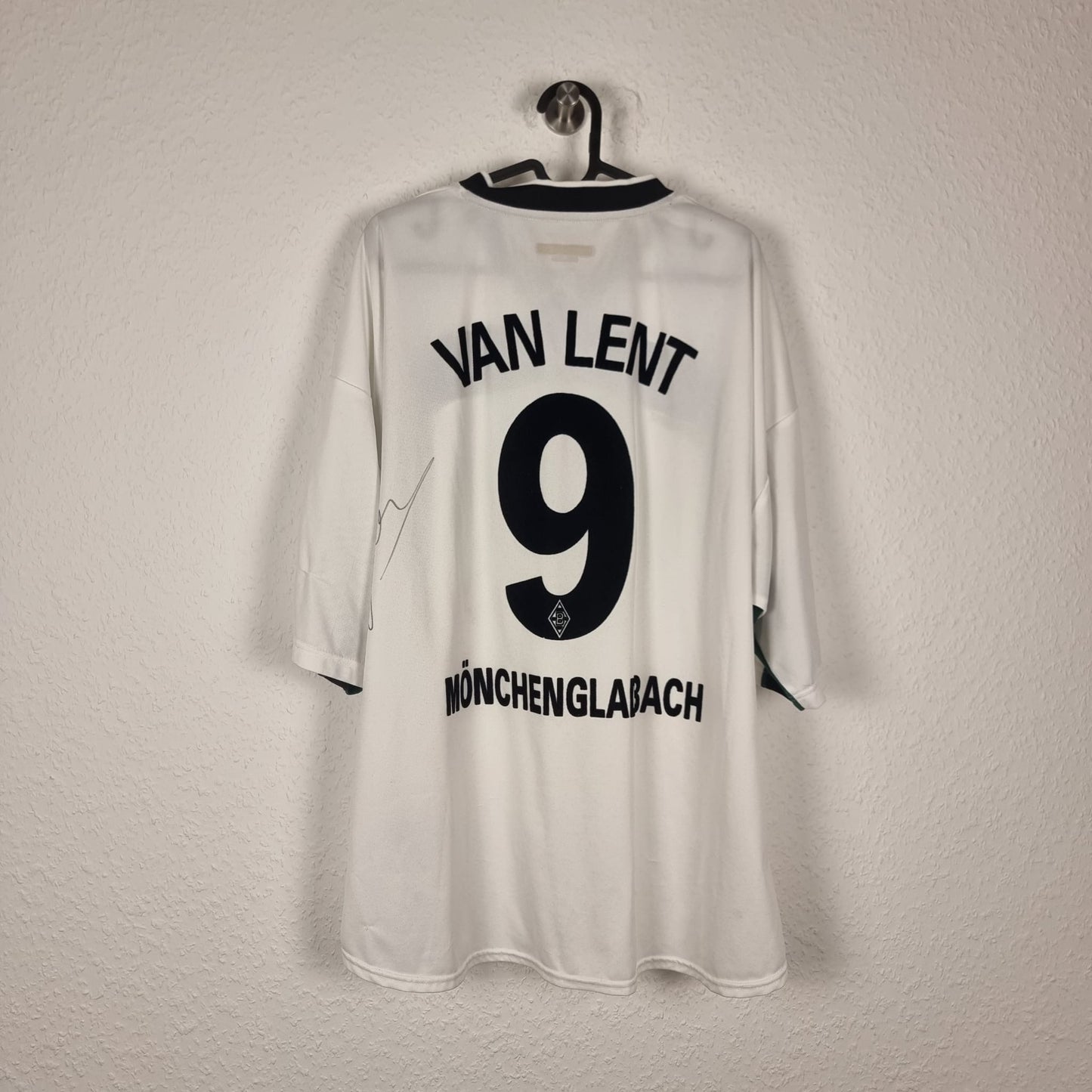 Trikot - Arie van Lent - Borussia Mönchengladbach - 2000/2001 - XXL- signiert - Heim
