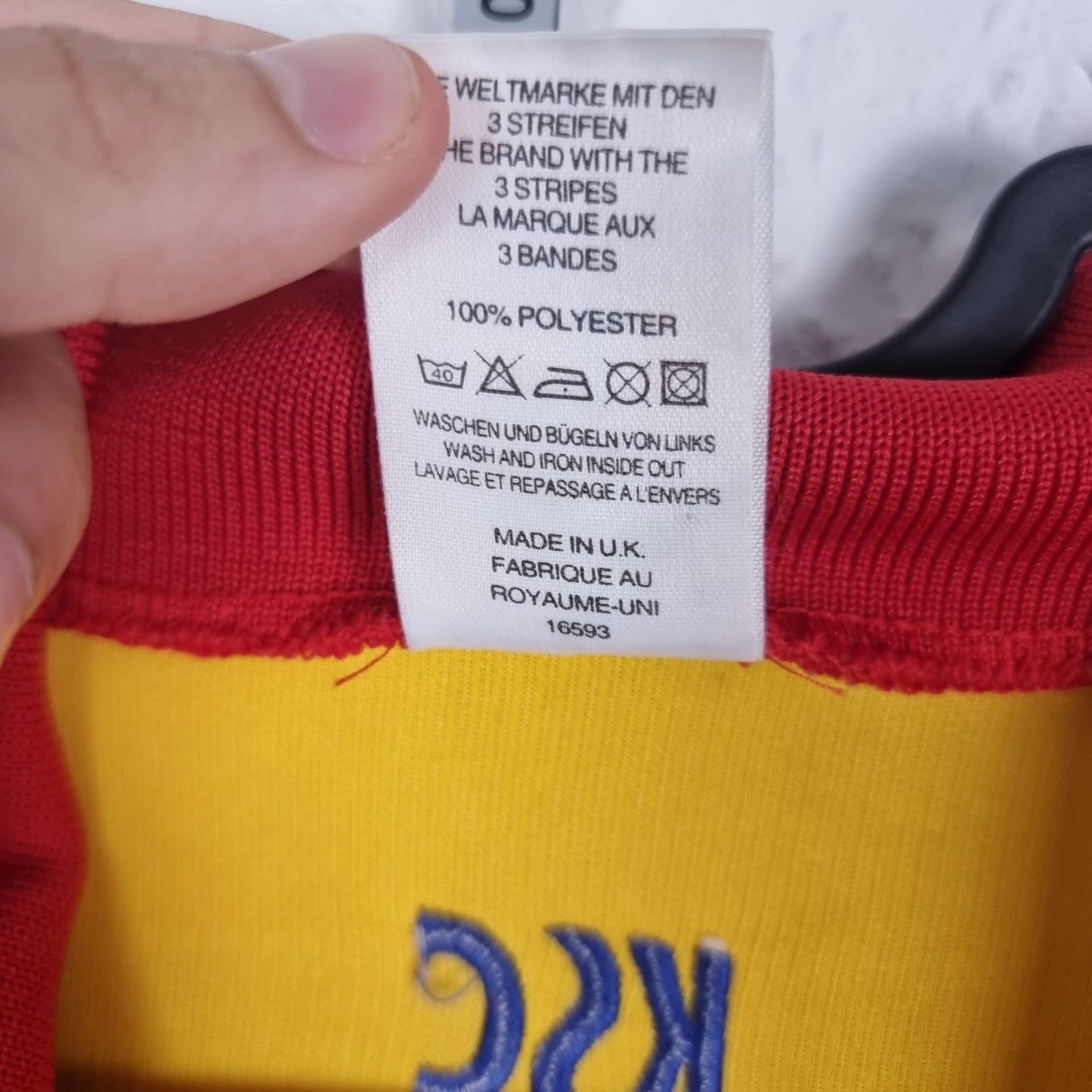 Trikot - Karlsruher SC - Rainer Krieg - 1998/1999 - XL - Auswärts