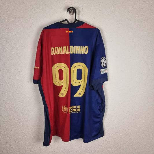Trikot - FC Barcelona - Ronaldinho - 2024/2025 - 3XL - Heim