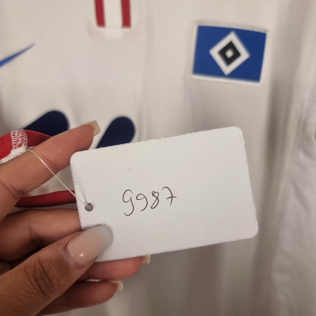 Jersey - Hamburger SV - Ingo Hertzsch - 2000/2001 - XL - Home - match-worn