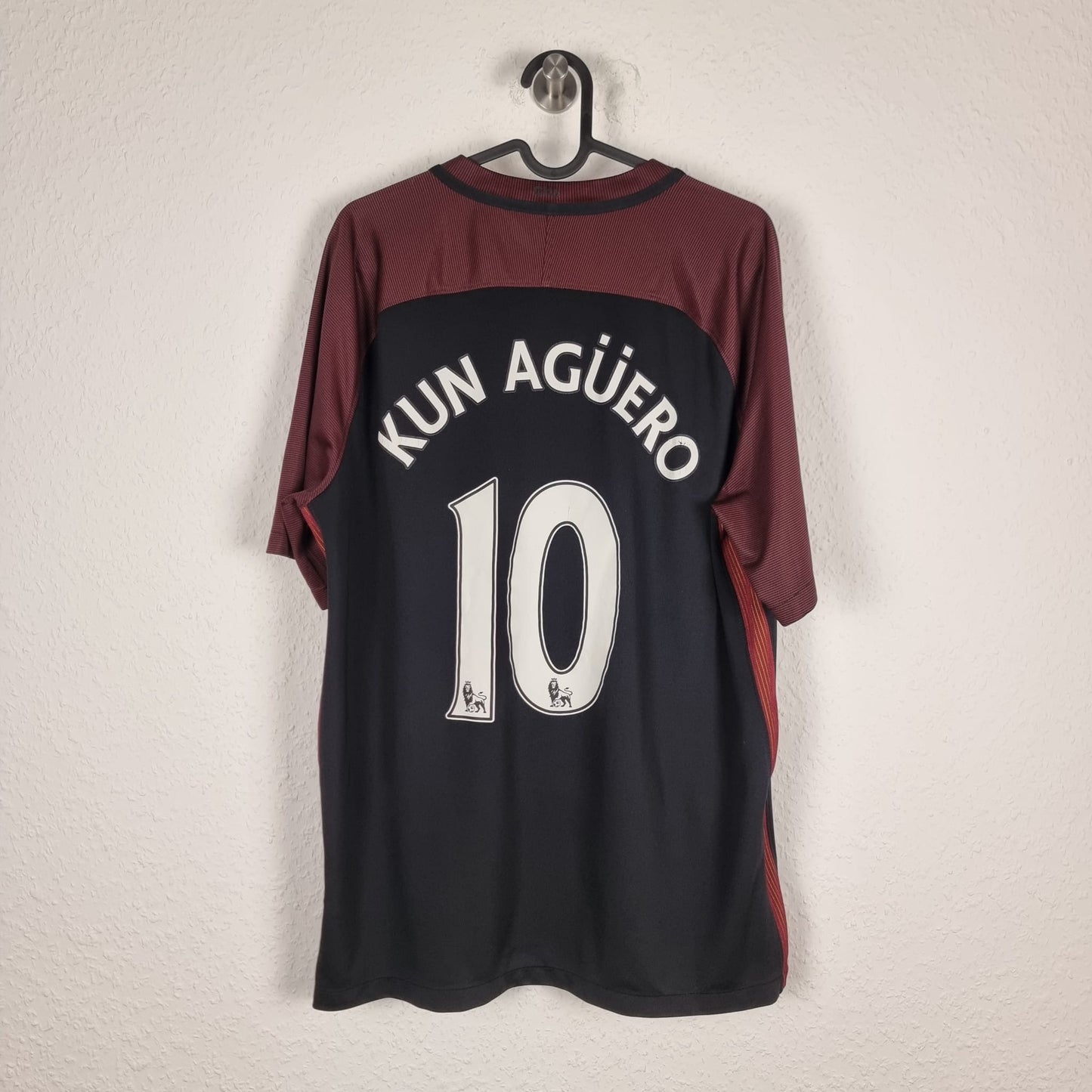 Trikot - Sergio Agüero - Manchester City - 2016/2017 - L - Auswärts
