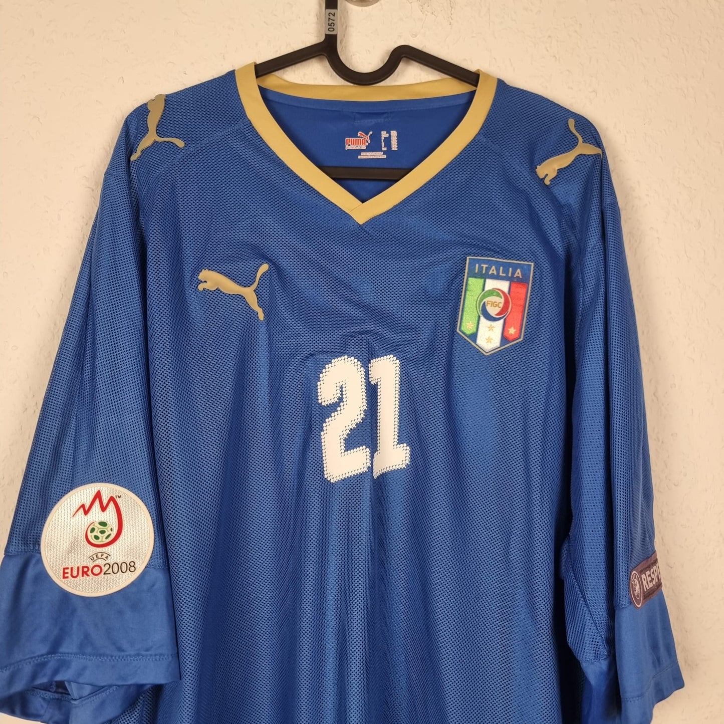 Trikot - Andrea Pirlo - Italien - 2008 - XXL - Heim