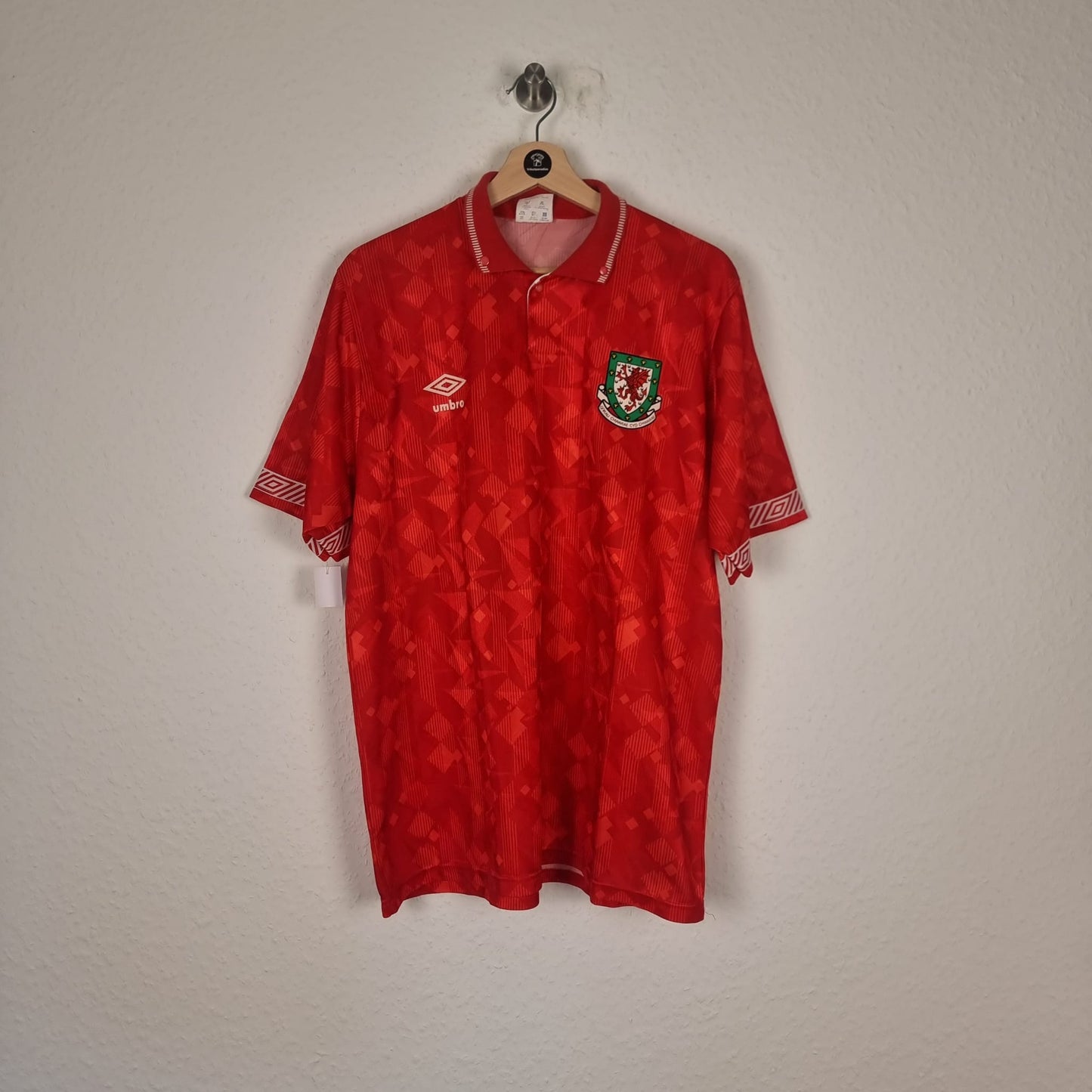 Trikot - Wales - 1990 - L - Heim