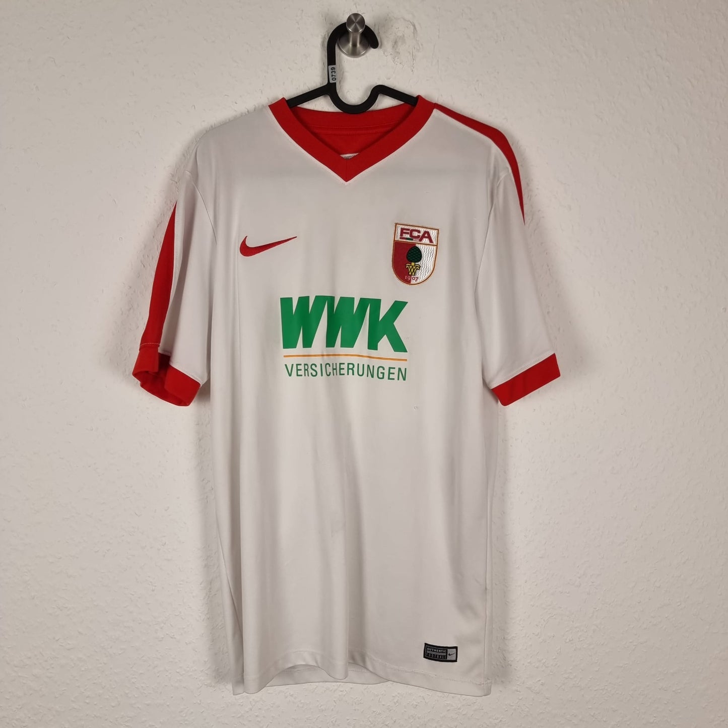 Trikot - FC Augsburg - Tobias Werner - 2016/2017 - L -  Heim