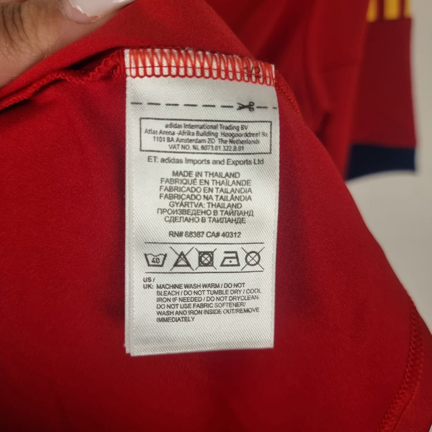 Trikot - Spanien - 2012 - XL - Heim
