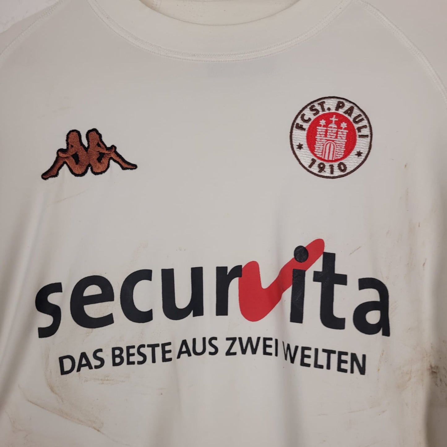 Trikot - FC St. Pauli - Jochen Kientz - 2001/2002 - XL - matchworn - Auswärts