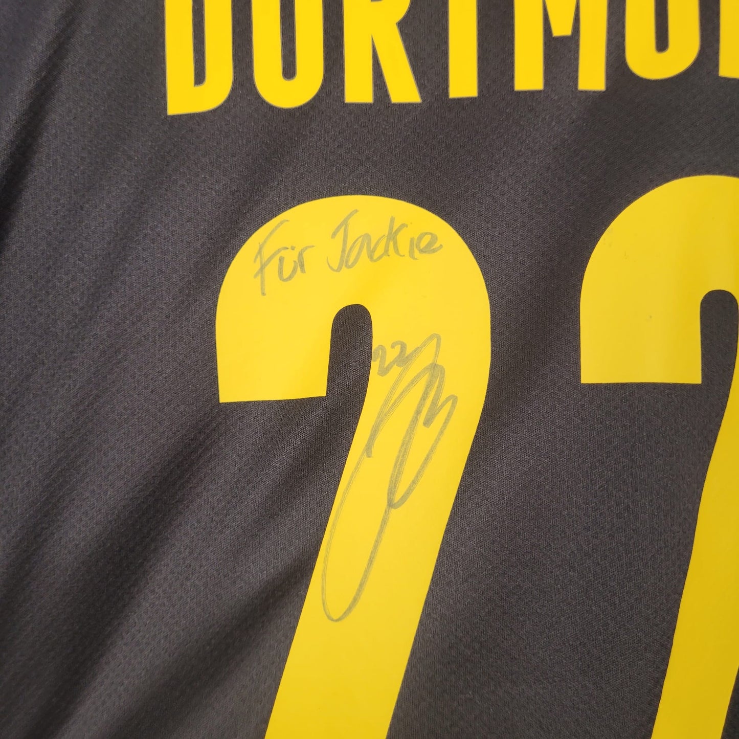 Trikot - Borussia Dortmund - Jude Bellingham - 2021/2022 - XXL - signiert - Auswärts
