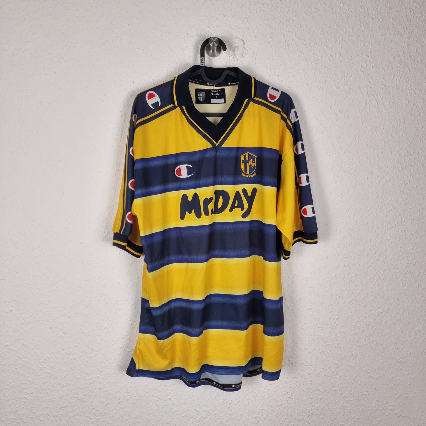 Trikot - Parma Calcio - Johan Micoud - 2000/2001 - L - Heim