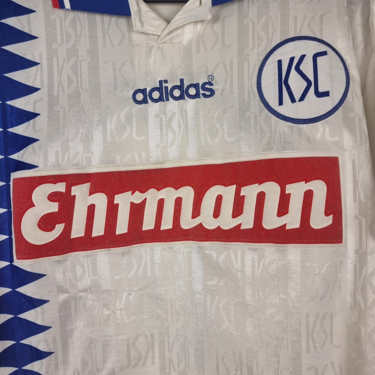 Trikot - Karlsruher SC - Thomas Häßler - 1995/1996 - S - Heim