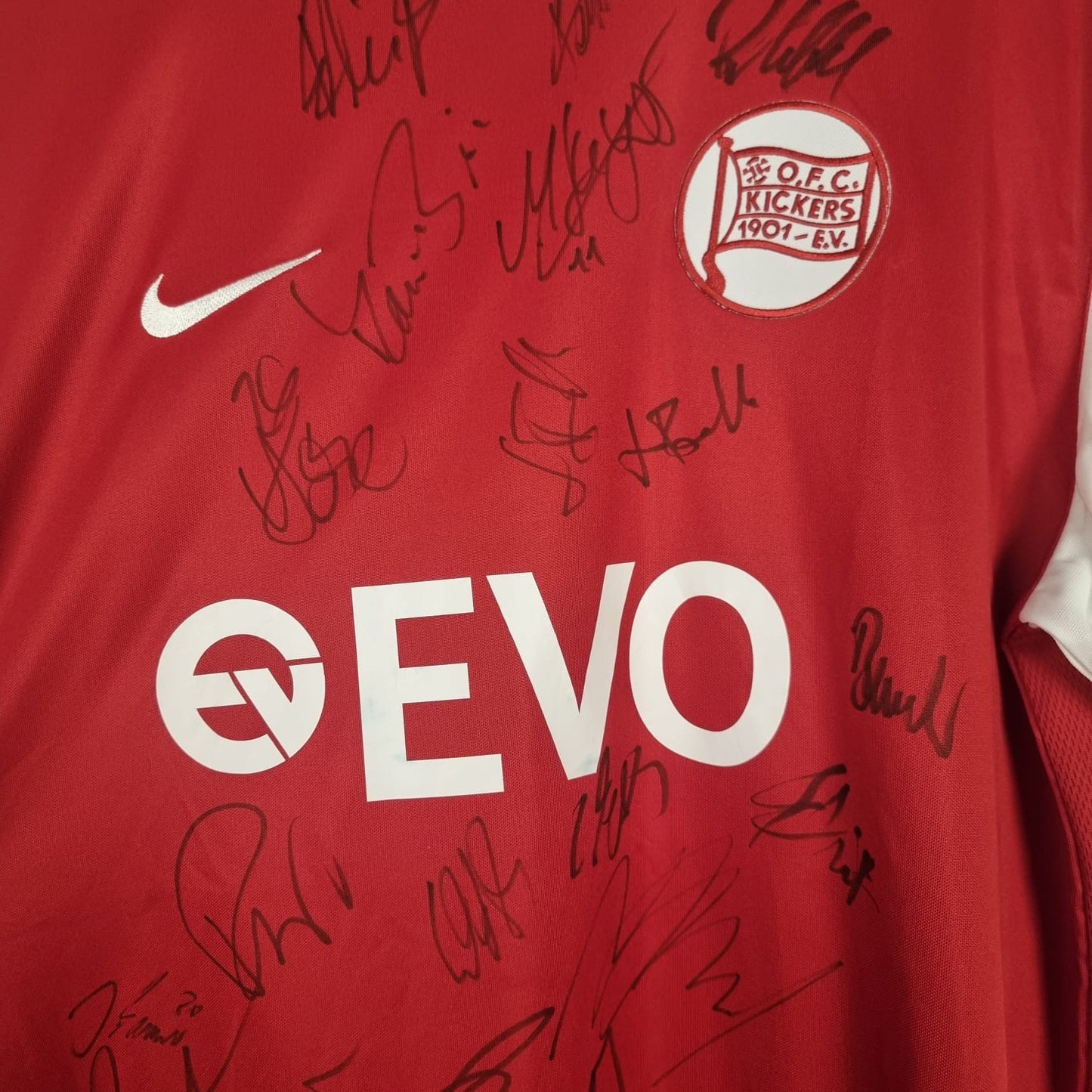 Trikot - Kickers Offenbach - Elton da Costa - 2011/2012 - L - teamsigniert - Heim