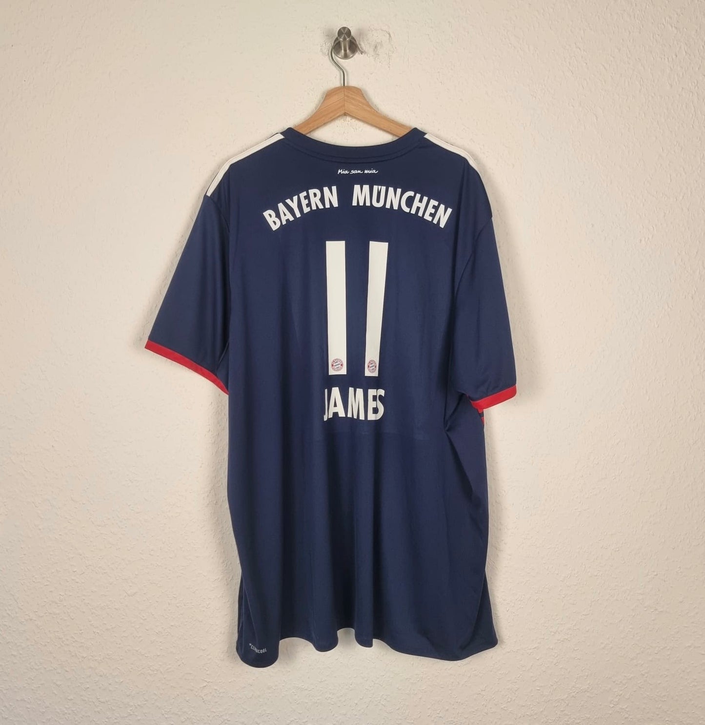 Trikot - FC Bayern München - James Rodríguez - 2017/2018 - XXXL - Auswärts