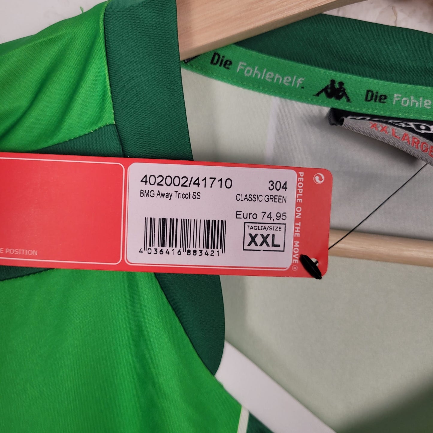 Trikot - Borussia Mönchengladbach - 2014/15 - XXL - NEU - Auswärts