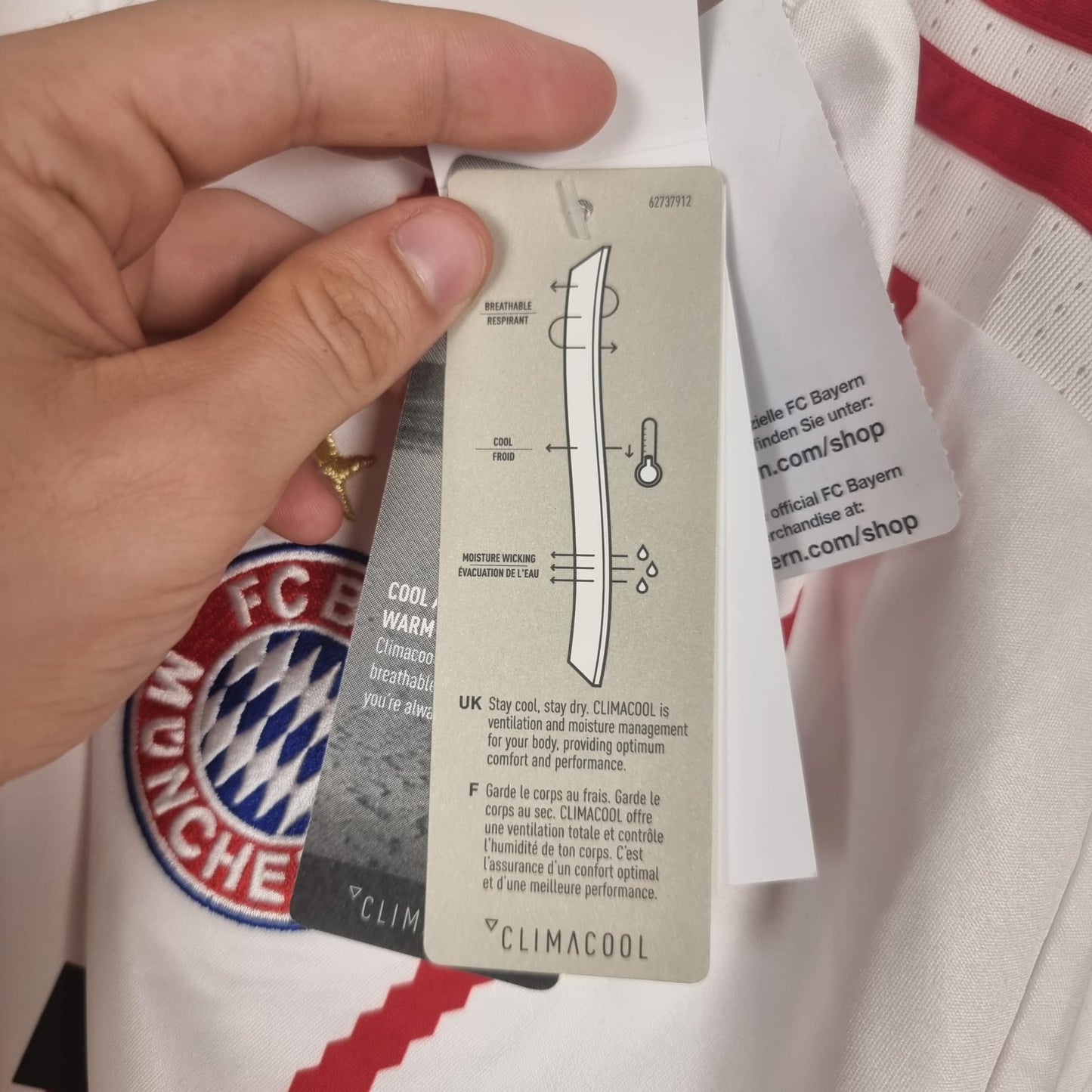 Trikot - FC Bayern München - Sebastian Rudy - 2017/2018 - XL - NEU - drittes