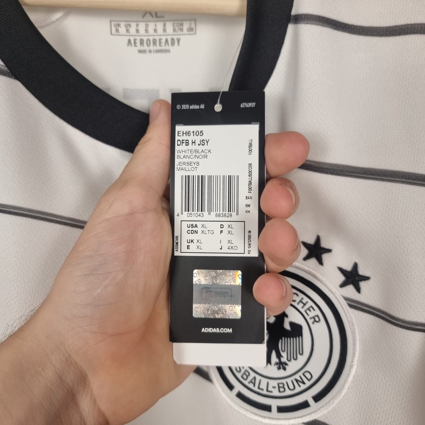 Trikot - Deutschland - Kai Havertz - 2020 - XL - Neu - Heim