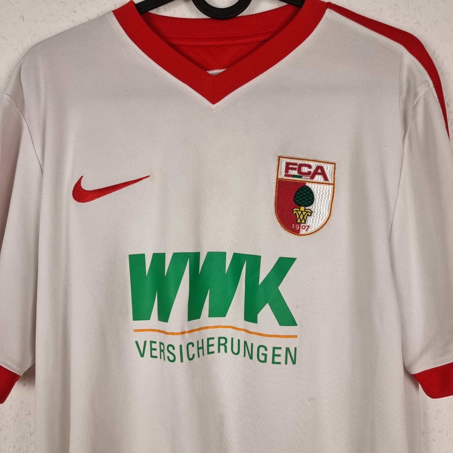 Trikot - FC Augsburg - Tobias Werner - 2016/2017 - L -  Heim