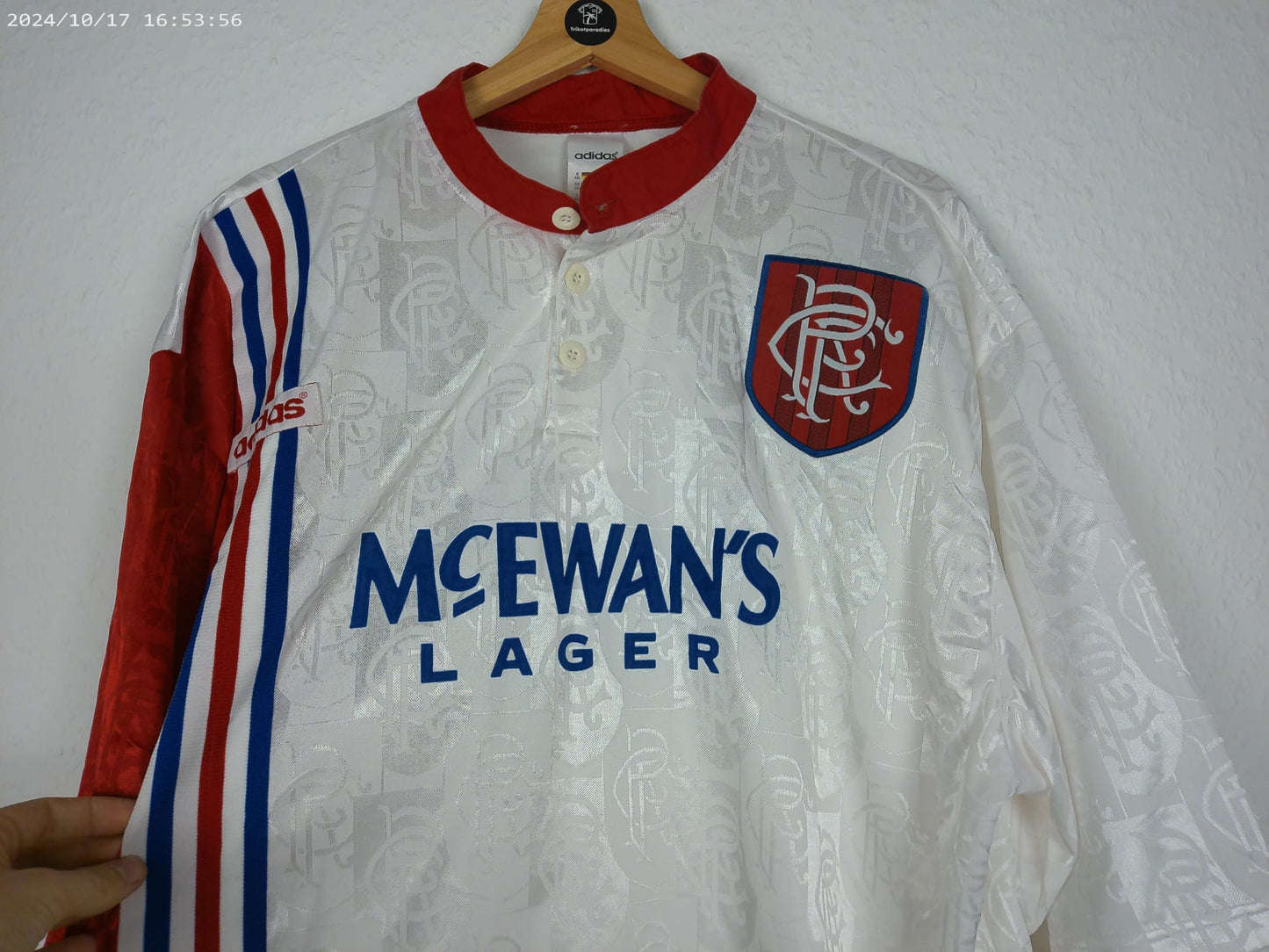 Trikot - Rangers FC - 1996/1997 - XXL - Auswärts