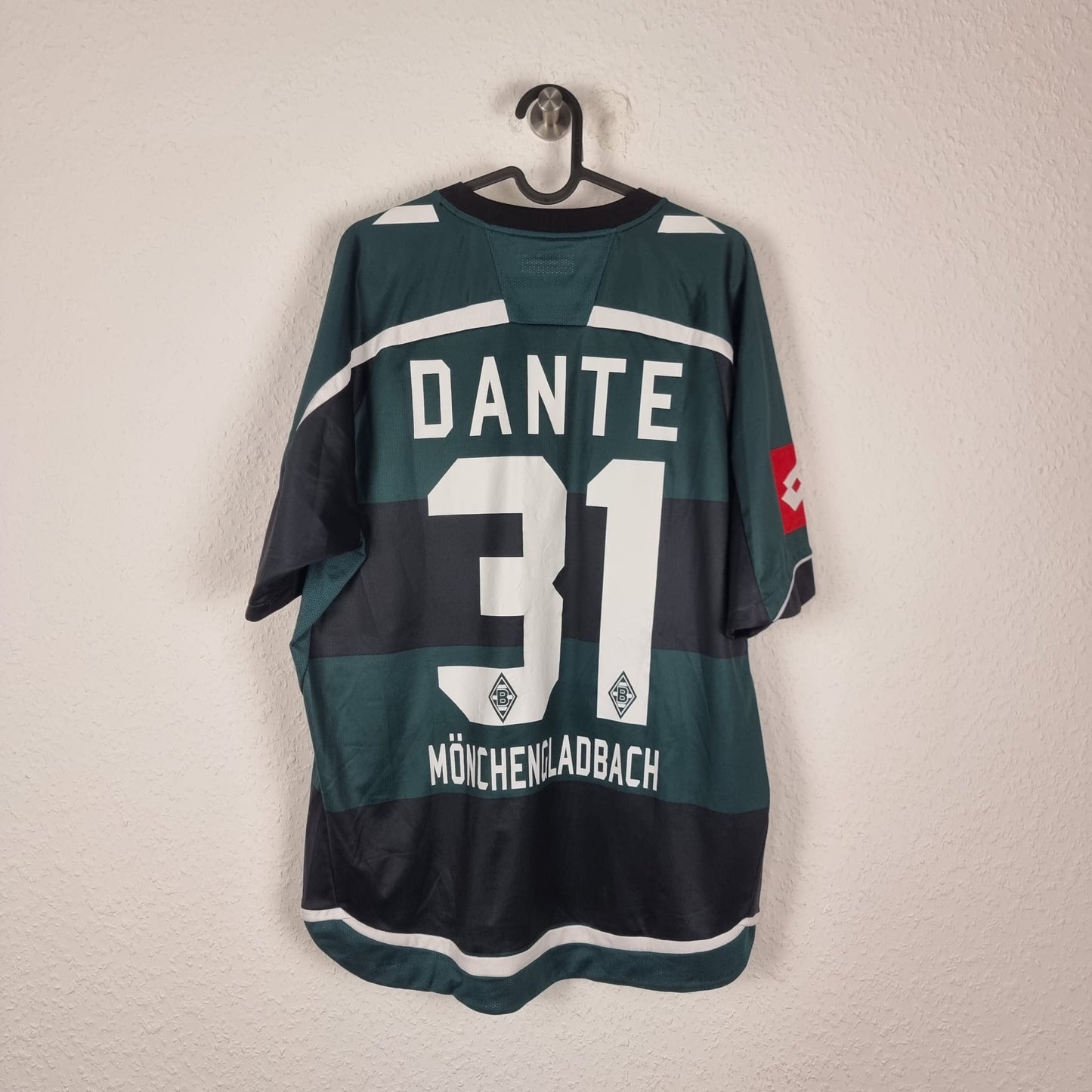 Trikot - Borussia Mönchengladbach - Dante - 2009/2010 - L - Auswärts