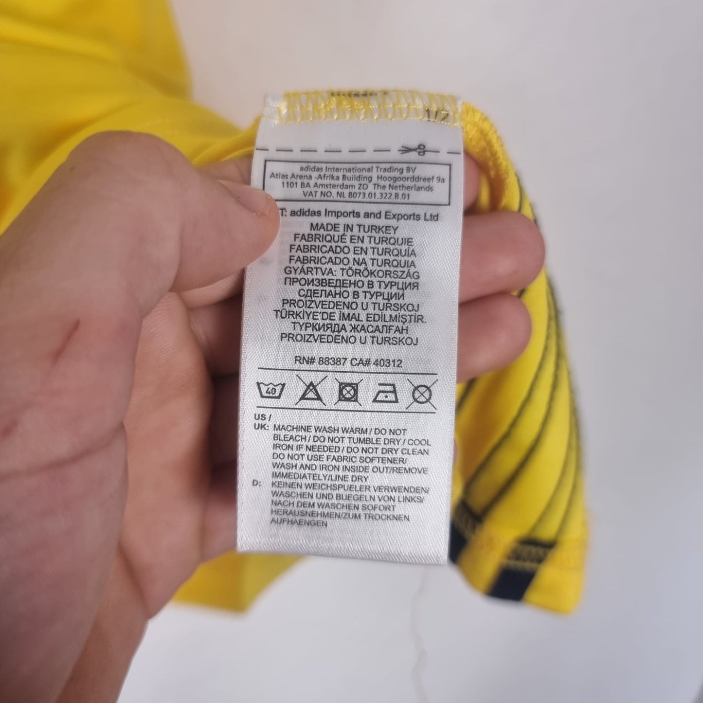 Trikot - Fenerbahçe Istanbul - 2017/2018 - XXXL - Auswärts