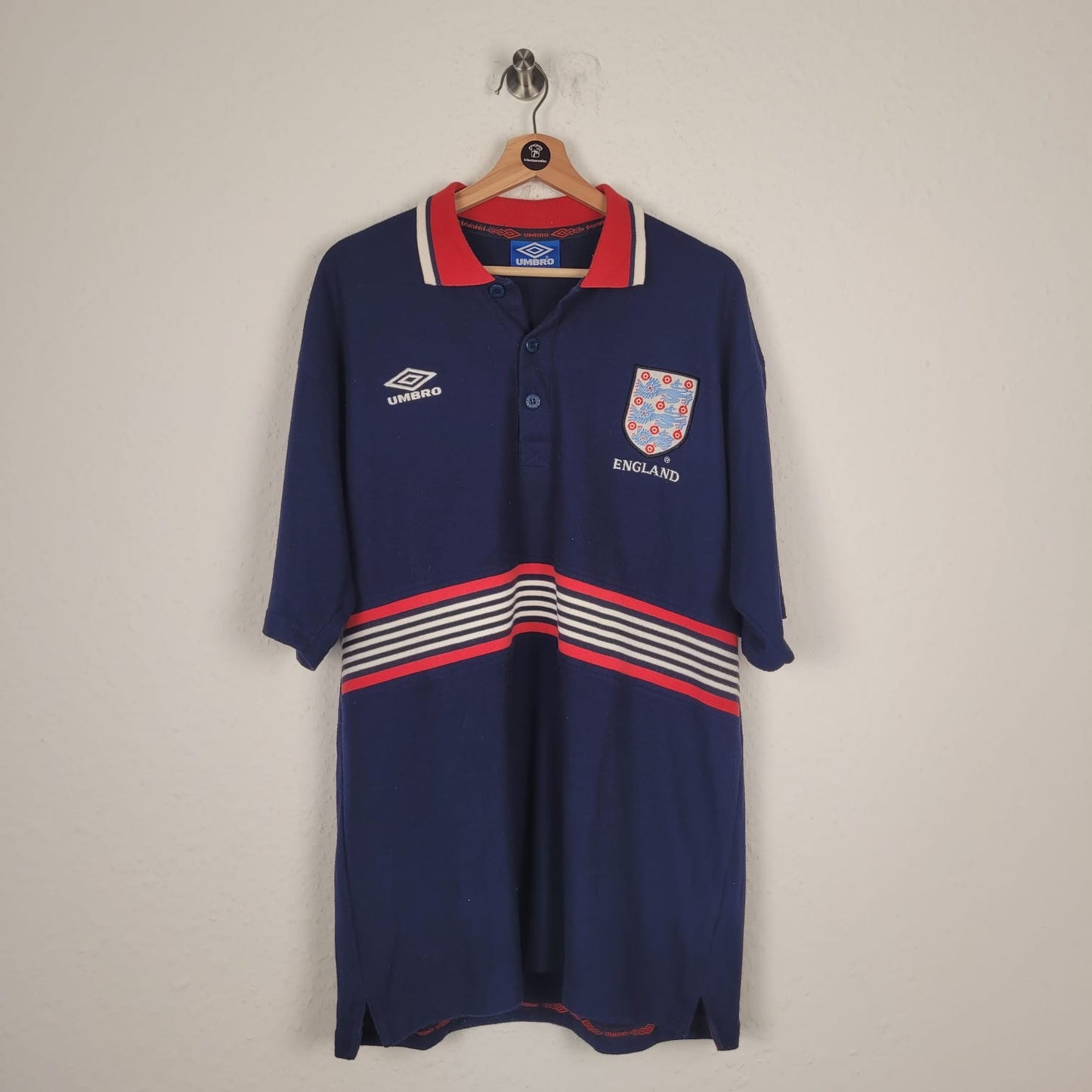 Polo - England - 90er - XXL - Blau