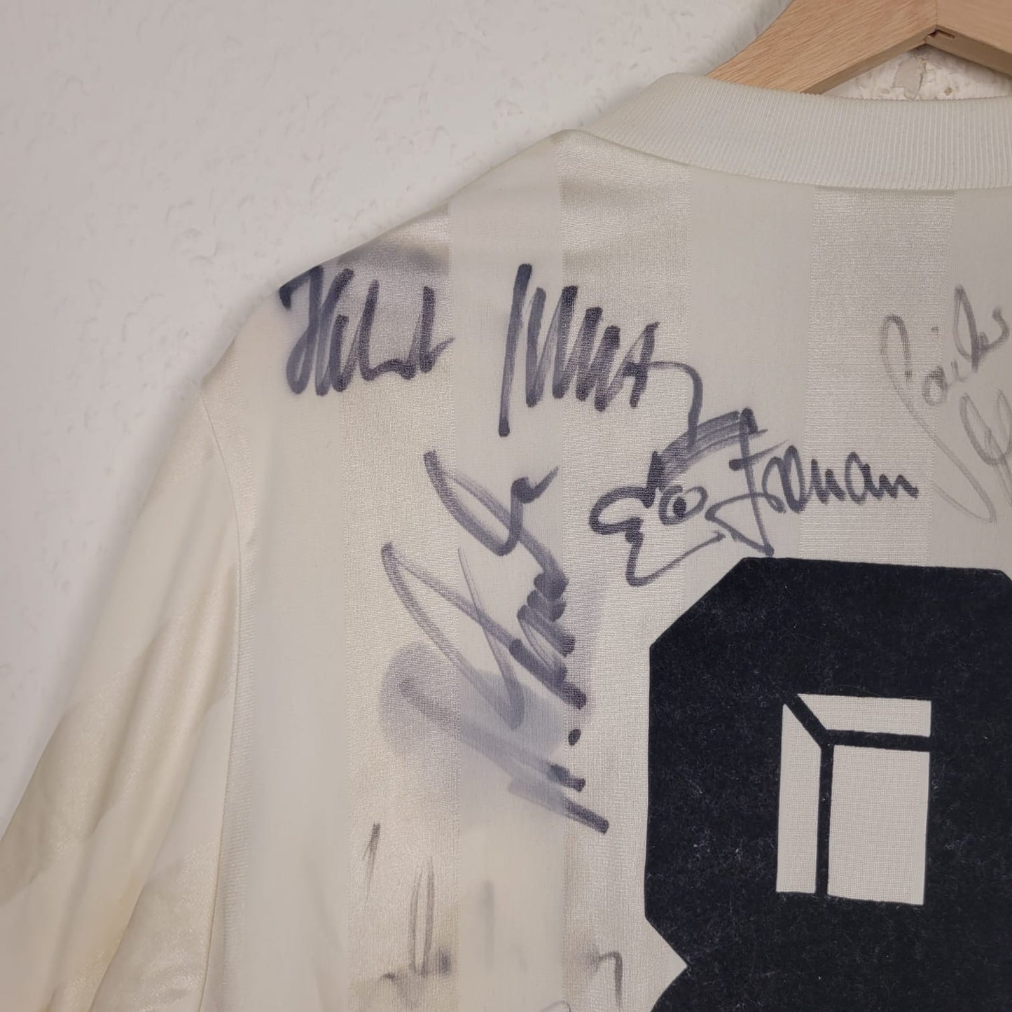 Trikot - FC St. Pauli - 1988/1989 - M - teamsigniert - Heim
