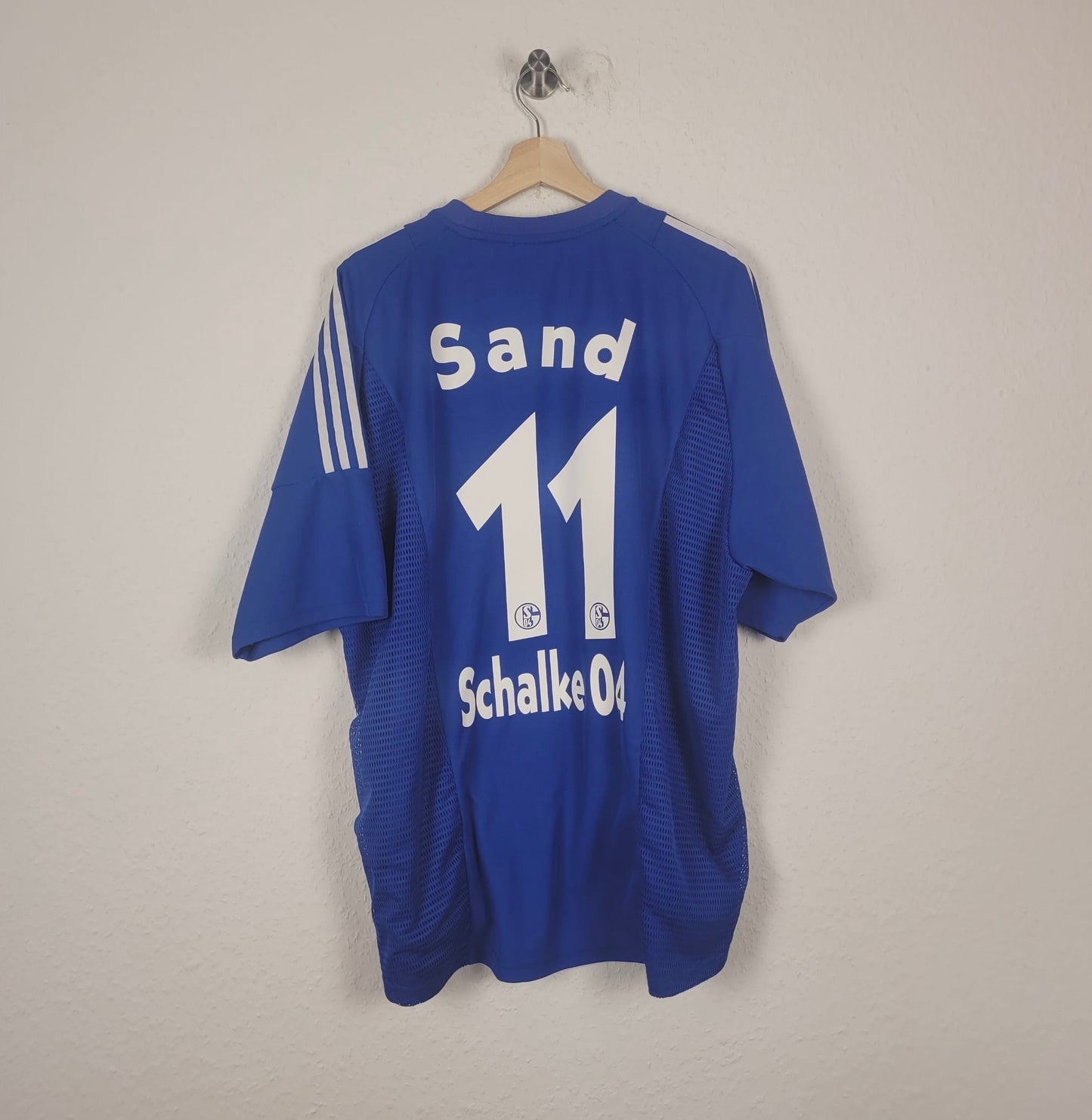 Trikot - FC Schalke 04 - Ebbe Sand - 2002/2003 - XXL - Heim