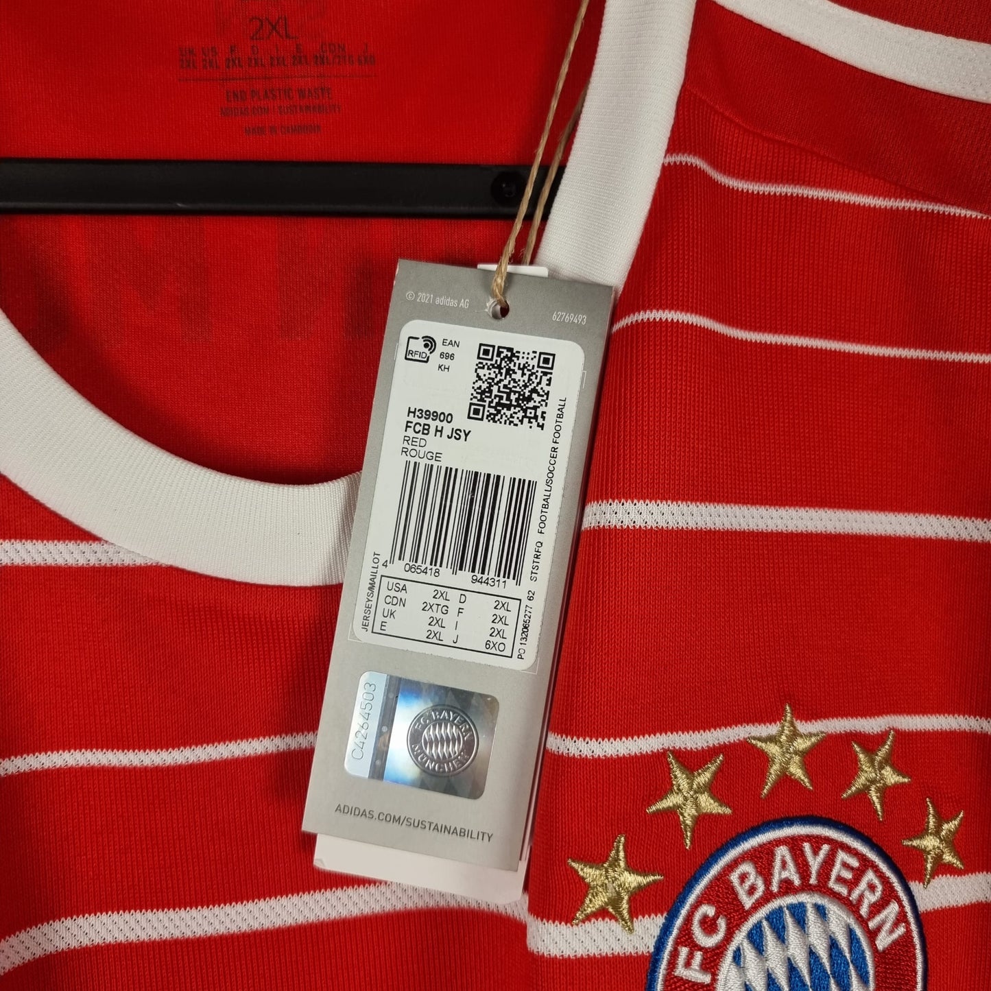 Trikot - Bayern München - 2022/2023 - XXL - Neu - Heim