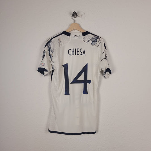 Trikot - Italien - 2023 - Federico Chiesa - S - NEU - Auswärts